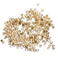 thumbnail image 1 of 1000 unidades 2x2mm tapón clip perlas encantos diy collar pulsera KC oro Sunnimix Granos del tapón, 1 of 8