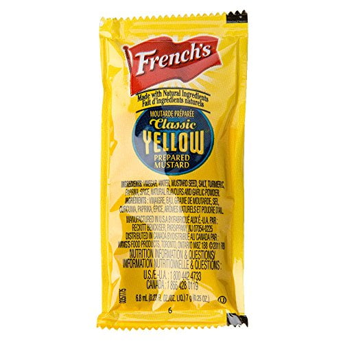 French's Classic Yellow Mustard Packets .25 oz. (25 ct.)