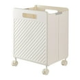 thumbnail image 2 of Cesto plegable para la colada, cesto para la colada con ruedas, cesta para la colada con ruedas y asas, fácil de transportar para dormitorio, baño Crema, 2 of 8