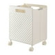 thumbnail image 1 of Cesta de almacenamiento plegable para la colada, contenedor de almacenamiento con ruedas, cesto para la colada fácil de llevar, cesta para ropa sucia Crema, 1 of 8