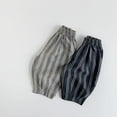 thumbnail image 5 of CUZIBR Vertical Striped Pants Loose Slacks For Kids Classic Dailywear For Toddler, 5 of 6