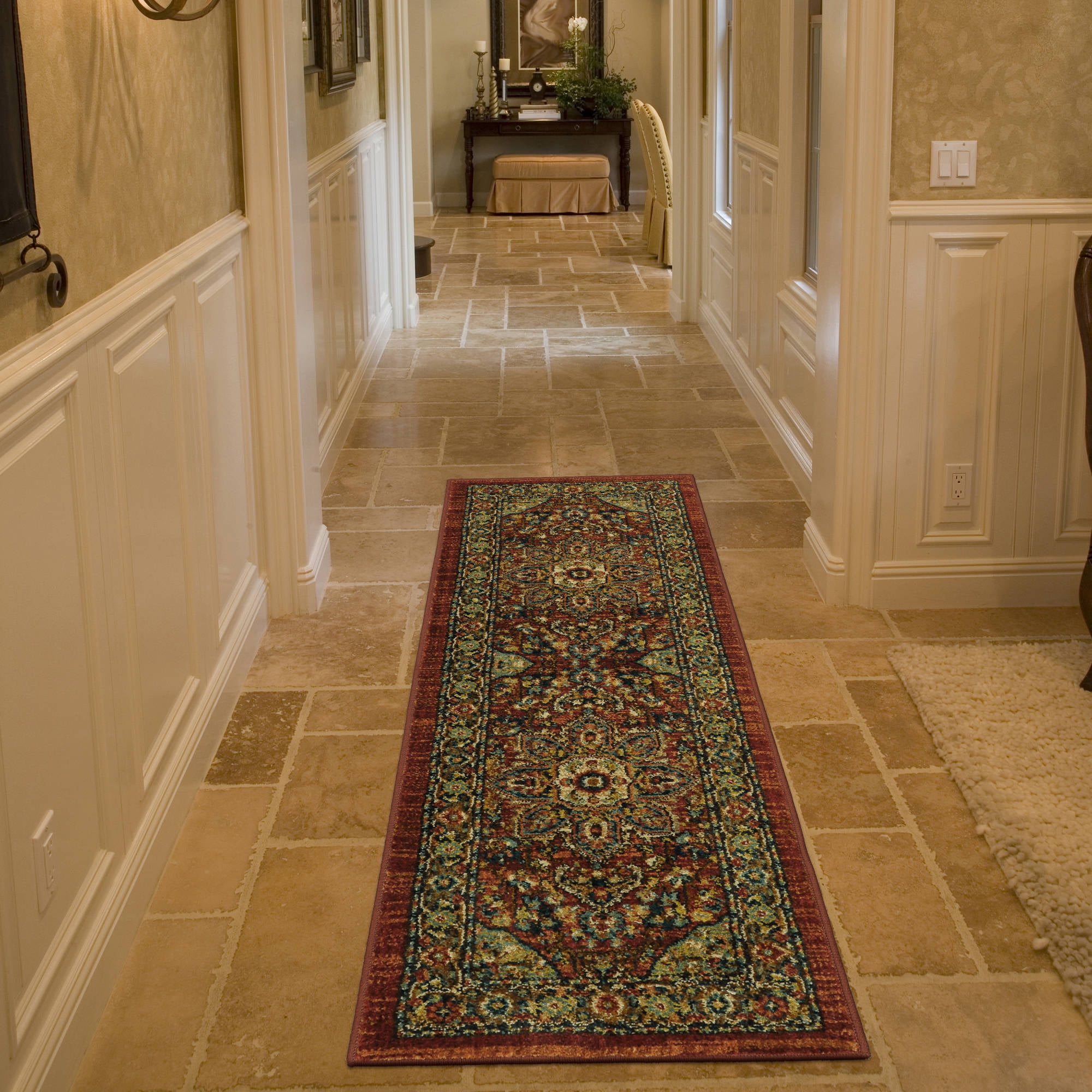 Mohawk Home Lifeguard Traditional Jewel Runner Rug