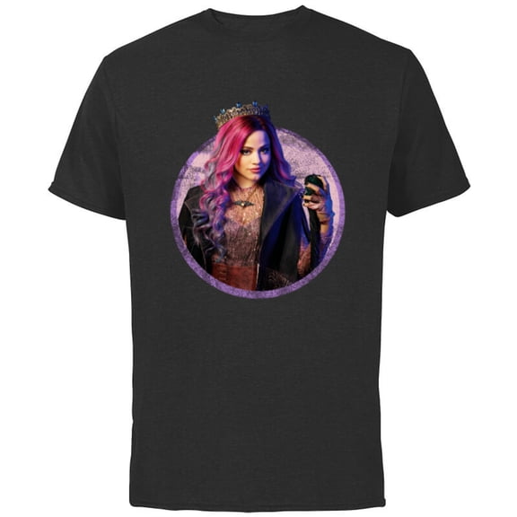 Disney Descendants 3 Audrey - Short Sleeve Cotton T-Shirt for Adults -Customized-Black