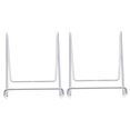 thumbnail image 4 of OULII 2 Pcs Holder Display Metal Display Stand Simple Design Displaying Magazines, 4 of 7