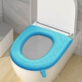 thumbnail image 4 of COM1950s Comfort Toilet Seat Cushion,Waterproof Eva Foam Bathroom Seat Cover with Non-Slip Suction Cups,Reusable Portable Soft Toilet Pad for Home Travel,Washable Toilet Seat Protector, 4 of 9