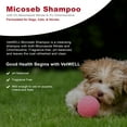 thumbnail image 3 of VetWELL Micoseb Medicated Shampoo for Dogs & Cats - Dog Shampoo with Miconazole, Chlorhexidine & Aloe for Skin Infection Treatment and Conditions - 12 oz, 3 of 6