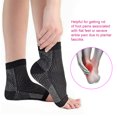 thumbnail image 4 of 1 Pair Arch Support Socks for Plantar Fasciitis Compression Foot Sleeves with Heel Arch & Ankle Support Foot Care Compression Sleeve for Women, 4 of 8
