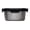 Black, variant on Genicook Square Microwave-Safe Stainless Steel Container (600, 1450 ml)