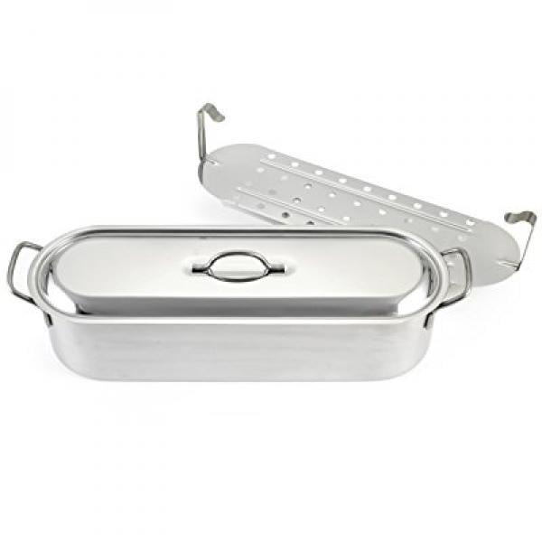 HIC Stainless Steel Fish Poacher - Walmart.com - Walmart.com