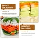 thumbnail image 4 of ColoMX Tarro de vidrio multifunción para encurtidos de verduras, tarro de vidrio visible para alimentos, 4 of 8