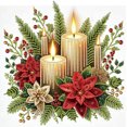 thumbnail image 1 of 5D DIY Con Forma Especial Parcial Vela Navidad Arte para El 30x30cm, 1 of 9