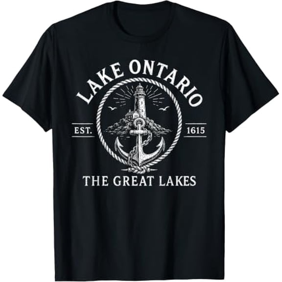 Lake Ontario Great Lakes Outdoor Travel T-Shirt