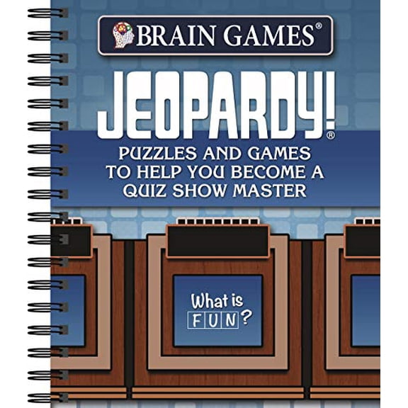 Pre-Owned Brain Games - Jeopardy!: Puzzles and Games to Help You Become a Quiz Show Master (Spiral-bound) 1640302875 9781640302877