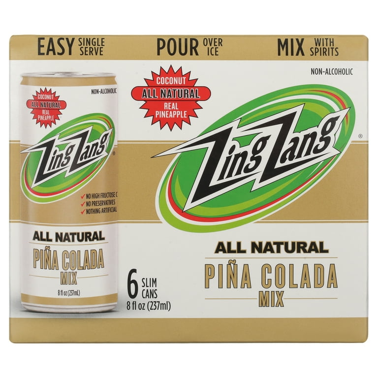 Zing Zang Pina Colada 4x6x8 oz - Walmart.com