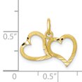 thumbnail image 2 of 10K Yellow Gold Heart Charm, 2 of 2
