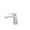 Polished Chrome, variant on Stylish Single-Handle Matte Black Bathroom Faucet Height 5⅞" B-111N