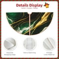 thumbnail image 3 of Rateoe Green Marble Pattern Christmas Tree Skirt with Ties, Christmas Tree Decorations, Farmhouse Christmas Decor Xmas Holiday Decorations-48", 3 of 6