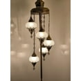 thumbnail image 5 of Angora Asli 5 Globe Standing Turkish Lamp | Turkish Moroccan Standing Floor Lamps for Home (70.86"), 5 of 5