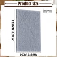 thumbnail image 3 of 5 Scouring Pads, Gray, 14*9 Cm, Mohdy Plastic Household Cleaning Cloth, Grey White Scouring for Household Kitchen Dishwashing Brushing Pots and Cleaning Utensils Scouring for Cleaning, 5, 3 of 9