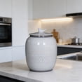 thumbnail image 6 of Large Ceramic Jar For Rice Ceramic Rice Bucket Ceramic Rice And Grain Storage Container With Lid Rice Containe Rice Storage Bins, 10kg, 6 of 8
