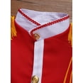 thumbnail image 6 of iiniim Unisex Girls Boys Marching Band Costume Uniform Sets Jacket Pants Mini Skirt Gloves Hat Outfit, 6 of 7