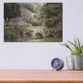 thumbnail image 4 of Luxe Metal Art 'Old Stone Barn and Bridge' by Lori Deiter, Metal Wall Art, 16"x12", 4 of 9