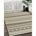 thumbnail image 3 of Ahgly Company Machine Washable Indoor Square Contemporary Khaki Green Area Rugs, 6' Square, 3 of 7