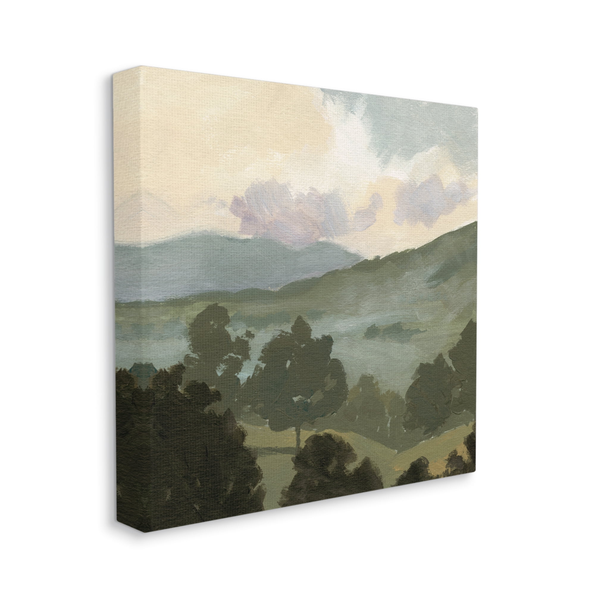 Stupell Industries Country Landscape Sky Nature Painting Gallery Wrapped Canvas Print Wall Art, 24 x 24