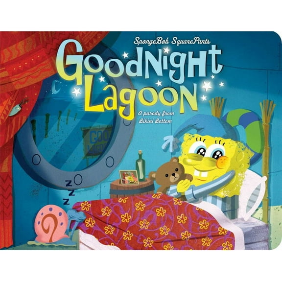 EDITORS OF STUDIO FUN INT: SpongeBob SquarePants: Goodnight Lagoon: A Parody from Bikini Bottom (Board Book)