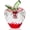 Gradient Red, variant on Ornament Glass Fruits Collectibles Apples for Office Decor(Colorful)