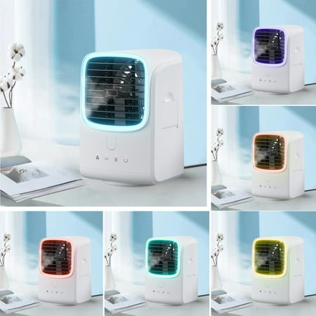 

2023 Summer Savings Clearance! WJSXC Summer New Air-conditioning Fan Air-conditioning Fan Small Refrigeration Fan Home Mute Office Desktop Detachable Small Fan Multicolor