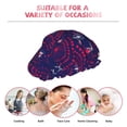 thumbnail image 6 of Kdxio Dandelions Flowers With Dragonflies Print Shower Cap for Women,Elastic and Reusable,Double Waterproof Layers Bathing Hat, 6 of 6