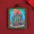 thumbnail image 2 of Tibetan Pendant Ethnic Necklace Handmade Alloy Amulet Cultural Jewelry Accessory for Men and Women, 2 of 12