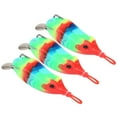 thumbnail image 4 of 3 unids/set Señuelos de pesca artificiales cebo suave de pesca modificado Kit de Señuelos de plástico Set10 #, 4 of 5