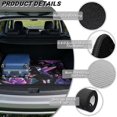 thumbnail image 6 of Yuyamidu Purple Hummingbird Floral Car Trunk Mat, 29-39 Inches Universal Fit Non-Slip Rear Cargo Liner for SUV Sedan Truck, Machine Washable All Weather Vehicle Interior Decor, 6 of 7