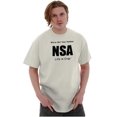 thumbnail image 2 of NSA Short Sleeve T-Shirt Tees Tshirts Life is Crap Sarcastic Conspiracy Funny, 2 of 2