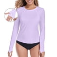 thumbnail image 2 of RELLECIGA Women's Long Sleeve UPF 50+ UV Protection Swim Top Bathing Suit Rash Guard Swim Shirt Long Sleeve Swimsuit, 2 of 10