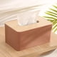 thumbnail image 4 of Caja de pañuelos de madera Laklulu para pañuelos faciales de papel desechables, soporte rectangular de madera para caja de pañuelos, 4 of 5