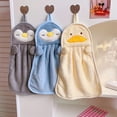 thumbnail image 2 of 1/3pcs Adorable Cartoon Microfiber Hand Towel - Soft, Absorbent, Quick-Drying, Multifunctional, and Easy to Hang - Modern Bathroom, Kitchen, Living Room, and Toilet Essential, 2 of 5
