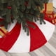 thumbnail image 1 of Falda para Árbol de Navidad Terciopelo, Suave, Cojín Redondo, Acogedora Decoración Navideña, Base Antideslizante, Ideal para Sala de Estar o Dormitorio, 122 X 122 Cm., 1 of 6