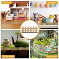thumbnail image 3 of TAILTOSS 12Pcs Khaki Miniature Wood Fence Diy Micro Landscape Durable Versatile Use For Outdoor Decoration, 3 of 8