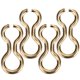 thumbnail image 3 of 50 unids/set de conectores de broches de pesca de acero inoxidable, accesorios para aparejos giratorios (L), 3 of 4