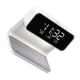 thumbnail image 2 of Reloj Despertador Cateissary Cargador Blanco con Pantalla y Iluminación, 2 of 6