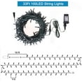 thumbnail image 3 of putnchl 100 LED Christmas Lights Outdoor 10M Clear String Fairys Lights 8Function, 3 of 5
