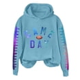 thumbnail image 4 of WZXFASHION Chandail en Molleton de Football pour Femmes Imprimé Graphique Dimanche Décontracté Manches Longues Col Rond Chandail Automne 2025 Liquidation Chandail Col Roulé, 4 of 4