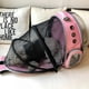 thumbnail image 4 of Bolsa de mochila de mochila de cápsula extensible portador de gato expandible transpirable Rosado Jinwen Transportín de viaje para mascotas, 4 of 8