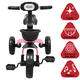thumbnail image 3 of Triciclo 3 en 1 Plegable para Niños Convertible a Bicicleta y Balance Bike Luz Sonido Apto a partir de 2 Años o Hasta 25 kg - Rosa, 3 of 7