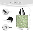 thumbnail image 4 of Hirioo Cute Frog for Tote Bag for Women, Quilted Shoulder Bag with Zipper, Large Capacity Handbags for Casual, Travel, Work, 4 of 9