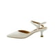thumbnail image 2 of Zapatilla Tacon Aguja Salamandra® Charo Beige Correa Tobillo beige 23.5, 2 of 7