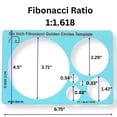 thumbnail image 3 of Plantilla CLPA de 15 cm con proporción áurea y espiral de Fibonacci, 3 of 7